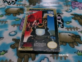 #1049 Nobunaga's Ambition Nintendo, 1989 NES in box with manual & box protector