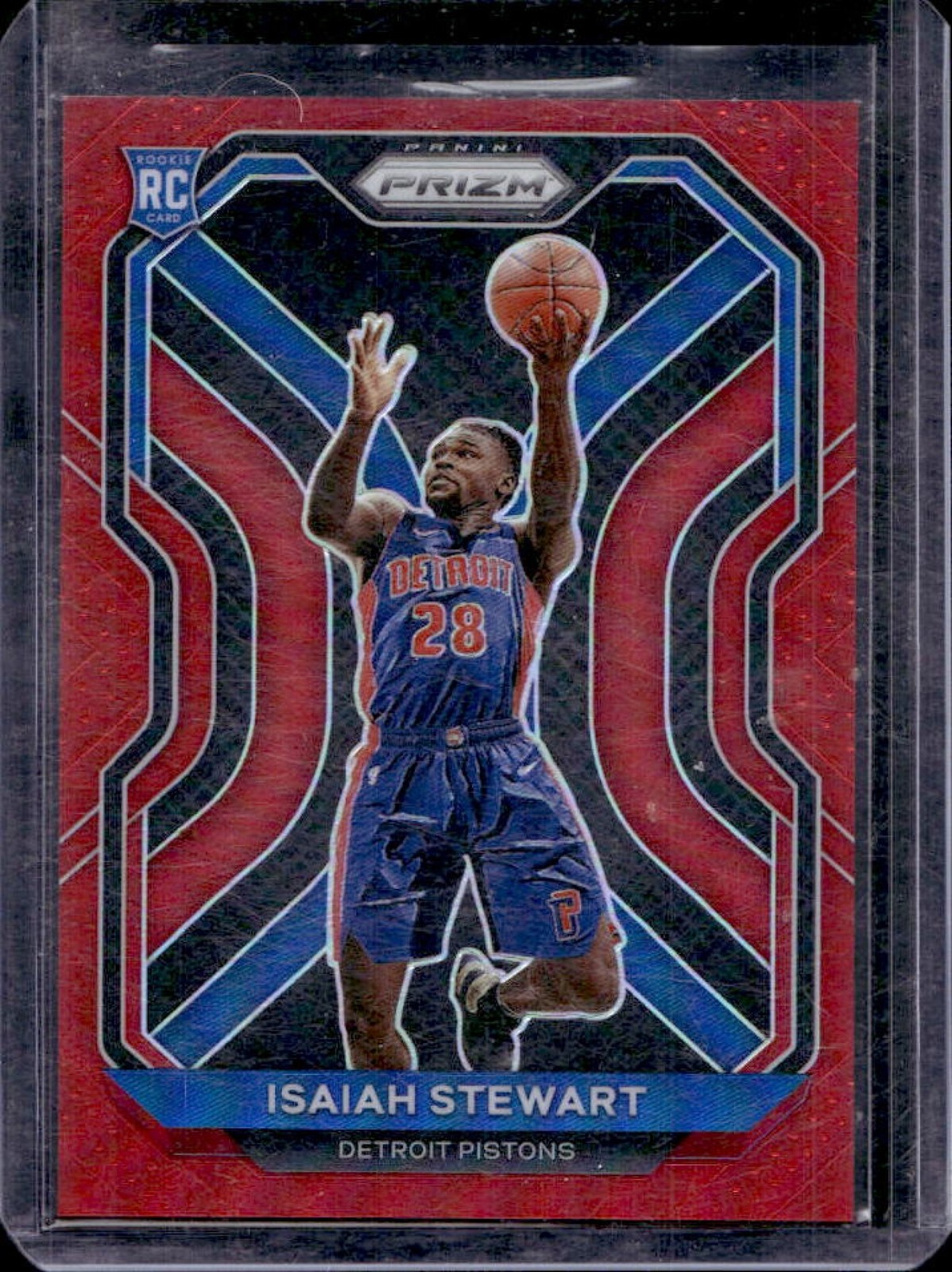 2020-21 Prizm Isaiah Stewart RC Red Prizm Rookie #88/299 Pistons