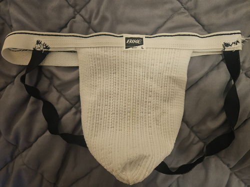 NEW Bike Performance Soft & Silky Gray Silver jockstrap Jock Rare Hard to Find e