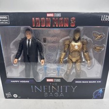 Hasbro Marvel Legends Infinity Saga Series Iron Man 3 Happy Hogan Iron Man Set