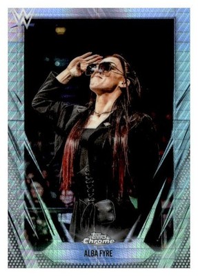 Alba Fyre 2026 Topps Chrome WWE #184 Prism Refractor Trading Card