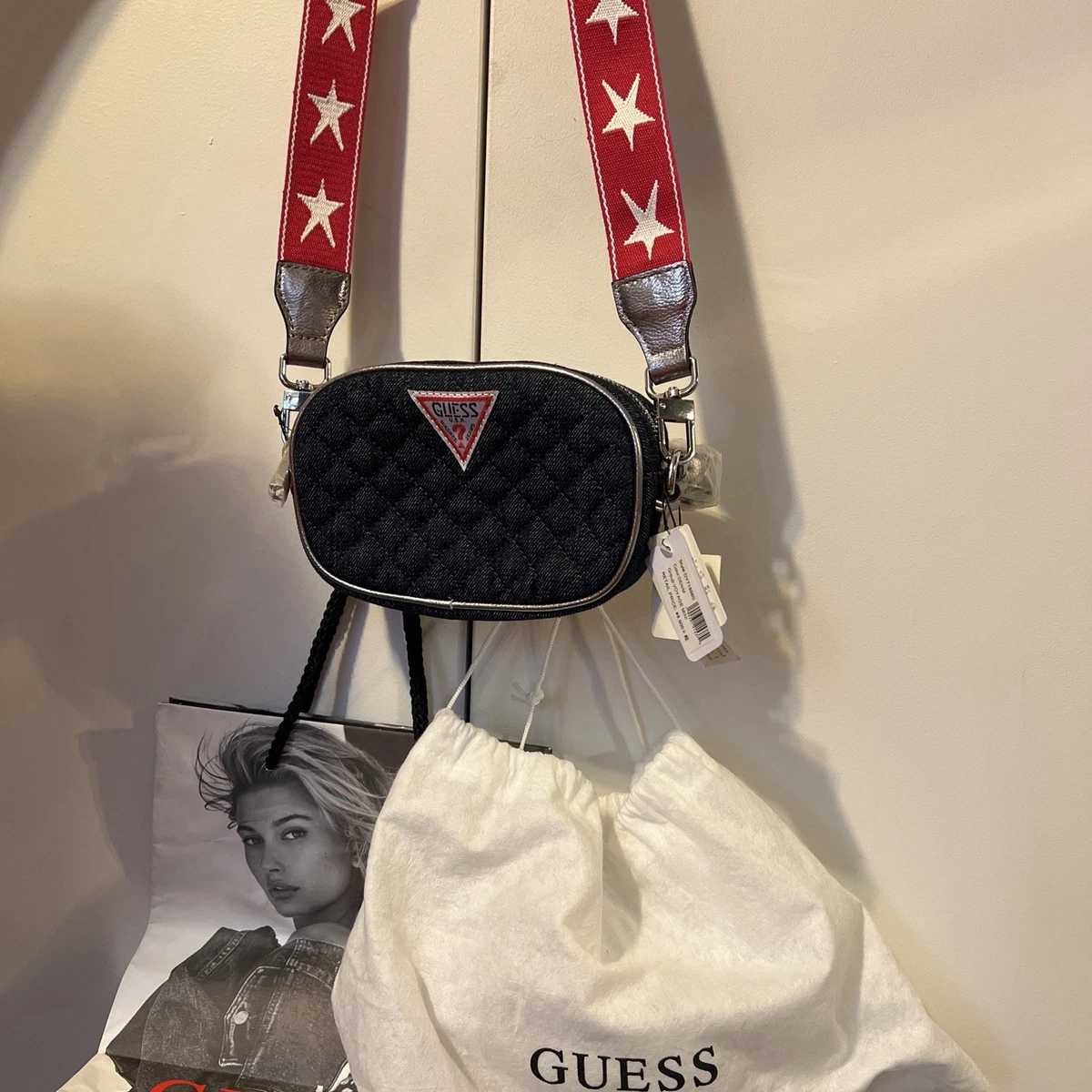 GUESS Denim Exterior Small Bags & Handbags for Women for sale | eBay