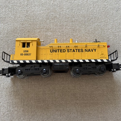 Locomotora Lionel Marina de los Estados Unidos Amarilla USN 65-00637 - Calibre O - Probada | Condition: Used