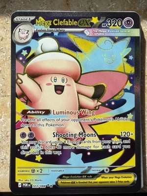 Mega Clefable Ex 103/088 Pokemon English TCG Near Mint