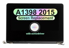 LCD Screen Replacement for MacBook Pro A1398 Mid 2015 EMC 2910 Assembly Silver