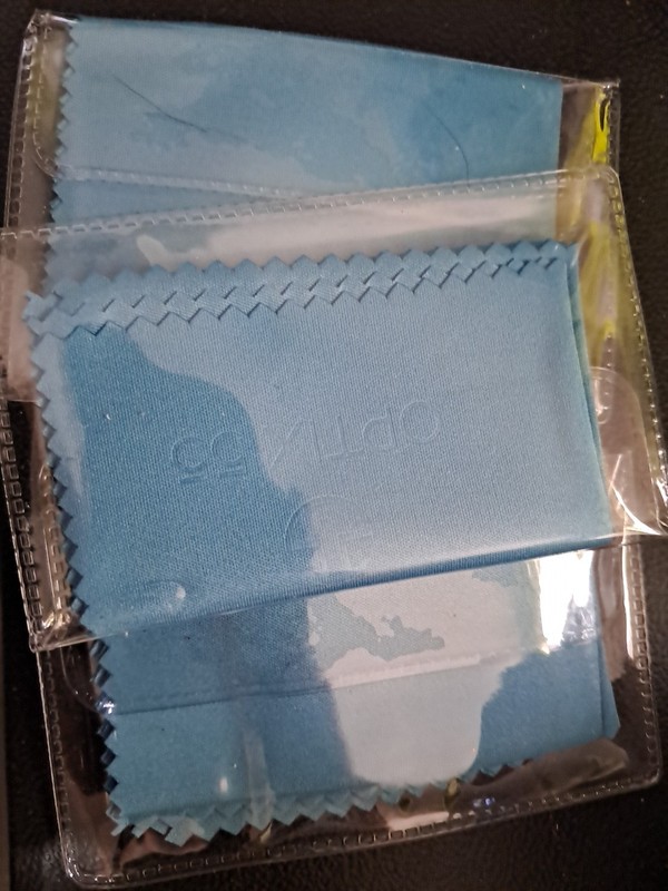 Blue Glasses Cleaning Cloth 3 Pieces