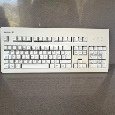Vintage Cherry G80-3000 MX Mechanical Keyboard Blue Stem USB - image 1 of 4