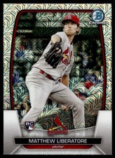 Matthew Liberatore RC 2023 Bowman Chrome Mega Box #48 St. Louis Cardinals 28029