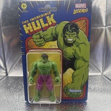 Marvel Legends Retro Collection The Hulk  Green  3.75  Action Figure Kenner New
