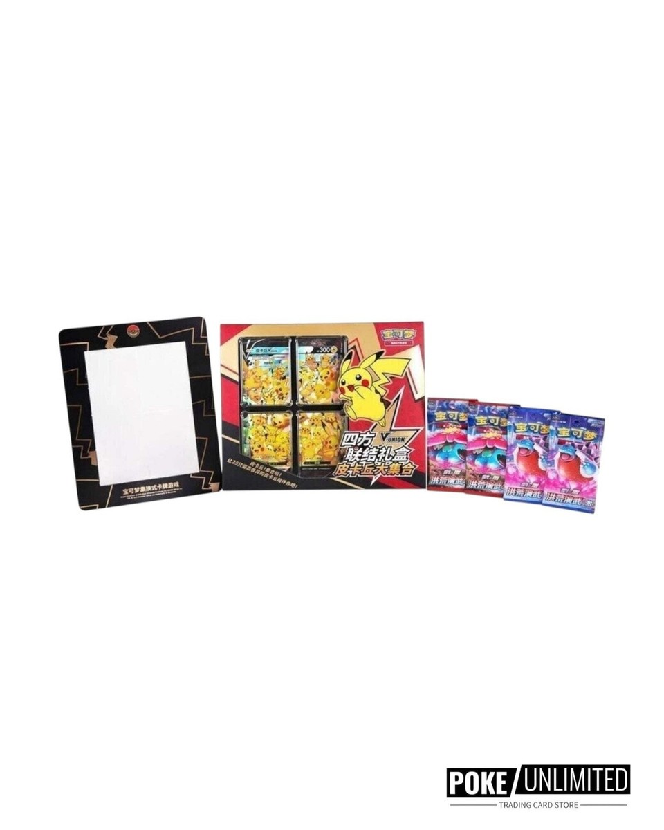 Pokémon TCG: Pikachu V-Union Gift Box (Chinese) | eBay