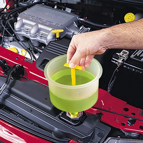 15 Pcs Spill Proof Radiator Coolant Filling Funnel Kit Car Fluid Cooling System✨ - Foto 11 di 12