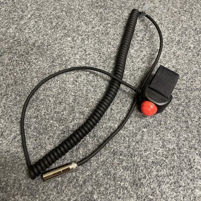 PCI Race Radios p0505 5300 Male Pins Velcro Hook & Loop Push to Talk Button
