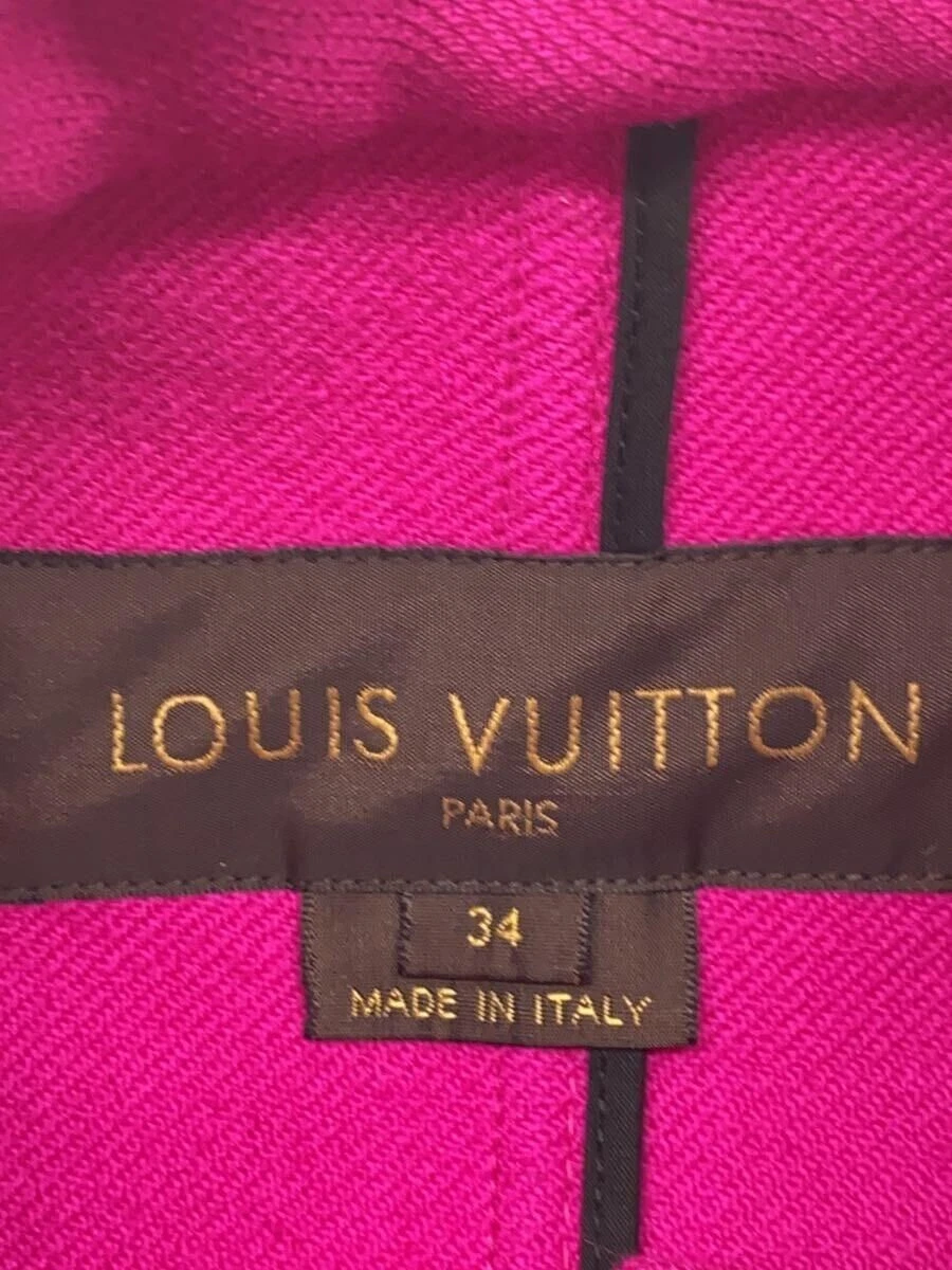 LOUIS VUITTON（LV） LOUIS VUITTON altro cappotto 34 lana rosa tinta unita f8co04uip