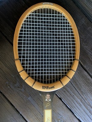 Wilson Jack Kramer Trophy Vintage Wooden Tennis Racquet With Brace, Strata-Bow