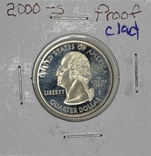 2000-S Proof Clad Washington Quarter, New Hampshire