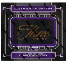 2025 Panini Three and Two Baseball Factory Sealed  Hobby Box read Description 