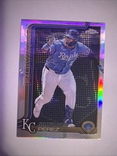2025 Topps Chrome Salvador Perez #114 Lightboard Refractor SSP Royals 