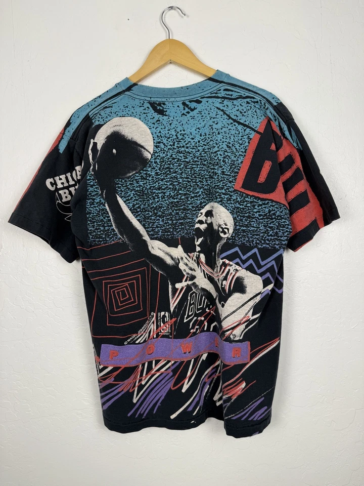 CAMISETA DE COLECCIÓN AÑOS 90 NBA CHICAGO BULLS MICHAEL JORDAN MAGIC JOHNSON TALLA XL Foto 2 de 4