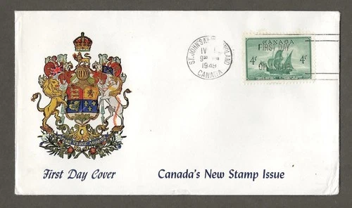 Canada first day cover, Talbot Cachet 282 1948 Newfoundland , ship[794