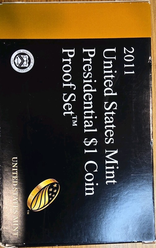 United States Mint 2011 Proof Set Presidential $1 Coin Uncirculated