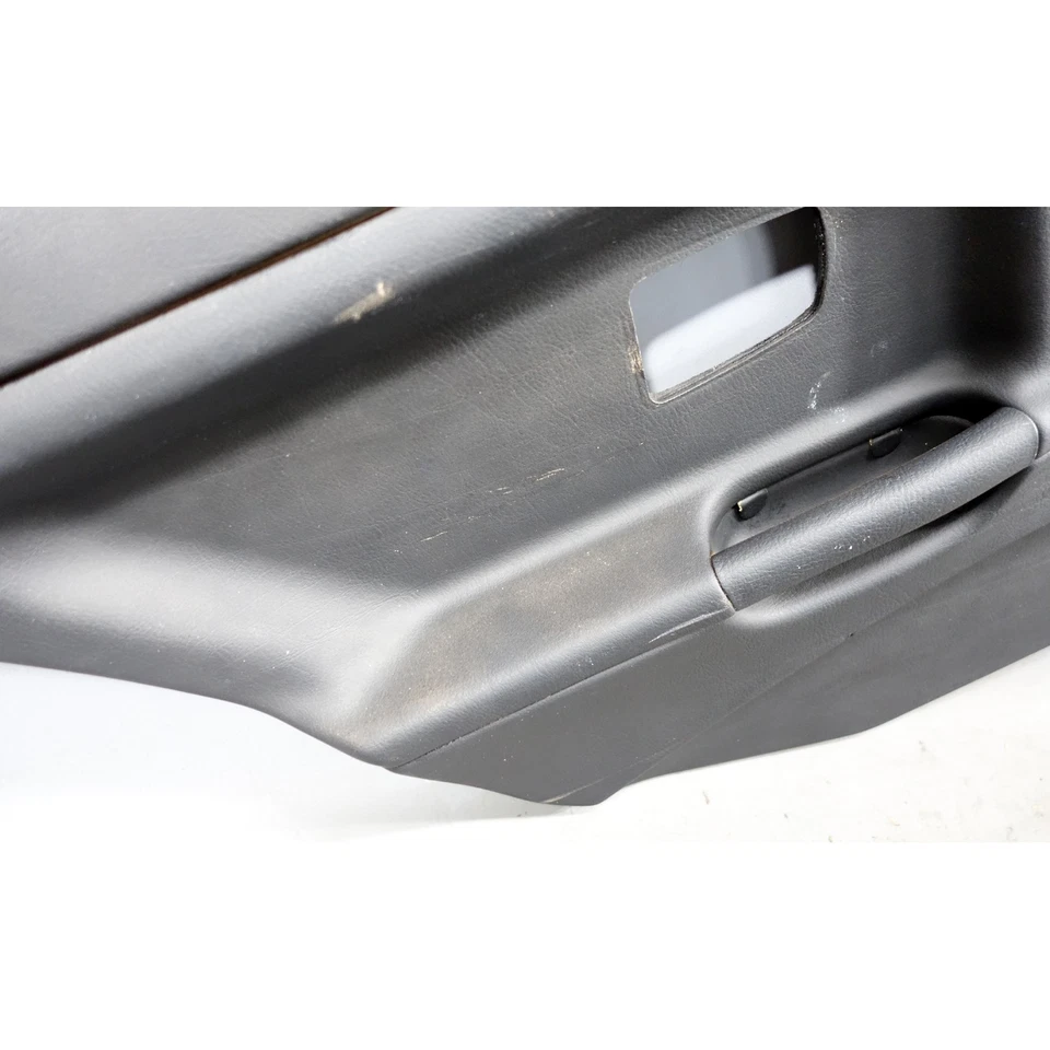 Panel de puerta interior trasera BMW E36 92-98 serie 3 sedán molduras vinilo negro OEM Foto 4 de 4