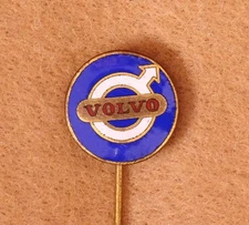 Volvo Automobile Stick Pin Brass & Enamel sf1A7