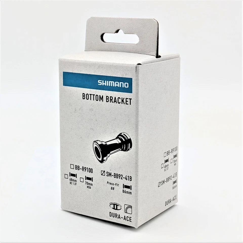 Shimano DURA-ACE Road Bike Press-Fit Bottom Bracket SM-BB92-41B, Black 86.5mm - Image 3 of 4