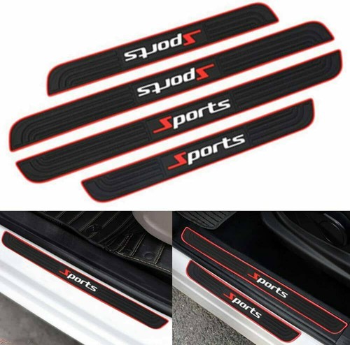 4pcs (Stickers Door Edge) Carbon Car Door Sills Guard Car Door Protectors a ζ - Picture 6 of 10