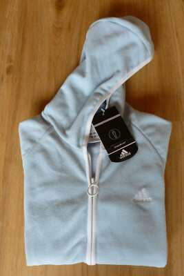 adidas Polar Hoody Igloo Climawarm Gr. 36 in hellblau Fleecejacke Fleece Kapuze