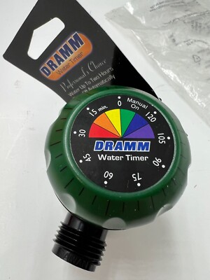 Dramm Genuine OEM 15044 Mechanical Water Timer Turns Off Automatically (Green)