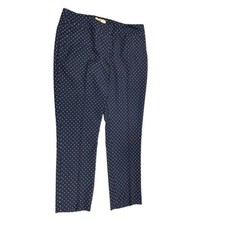 Womens Sport Haley Navy Blue Polka Dot Pants Size 10