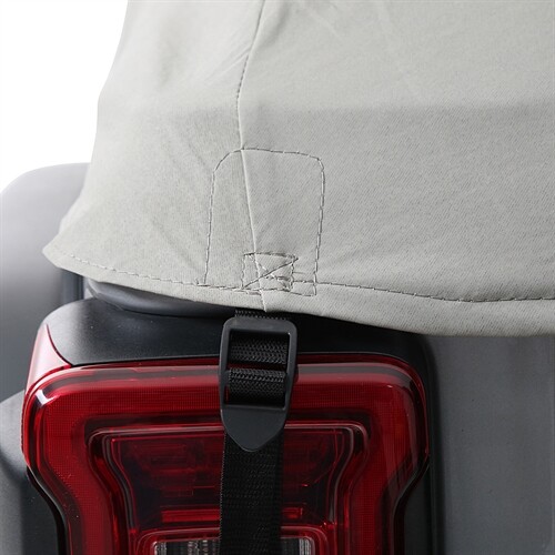 Smittybilt 1071 Grey Cab Cover w/ Door Flaps for 2018-2020 Jeep Wrangler JL 4-Dr - Picture 8 of 12