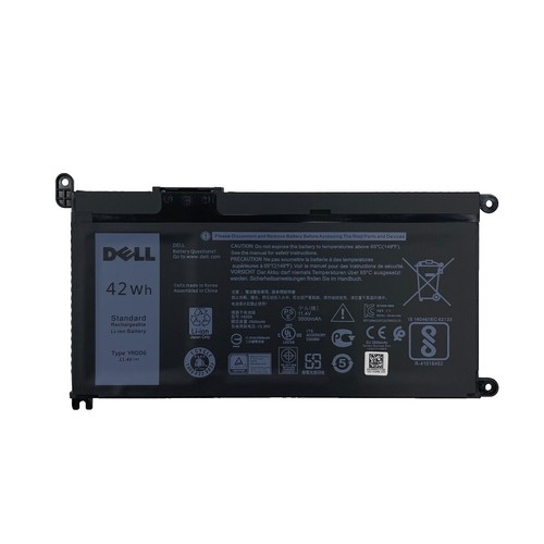 【バッテリー新品・美品】DELL 3583 8GB SSD256GB + HDD Genuine Dell Inspiron 3583 11.4V 42Wh 3500mAh Laptop Battery YRDD6