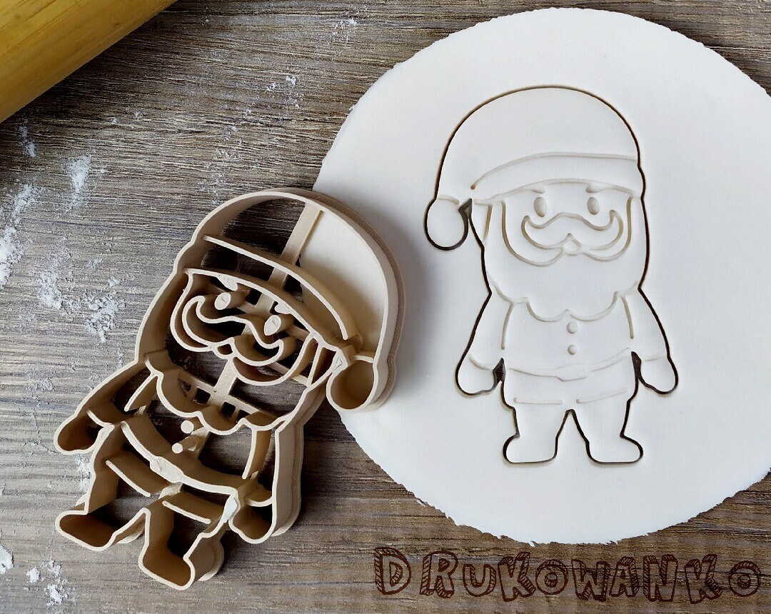 Christmas Cookie Cutter for Santa Holiday Baking & Fondant