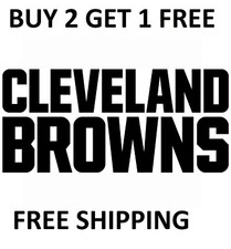 CLEVELAND BROWNS  NFL  Vinyl Die Cut Car Decal - FREE SHIPPING