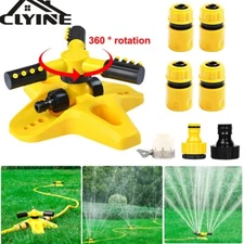 360 Degree Sprinklers Irrigation Garden Yard Large Area Water Automatic System