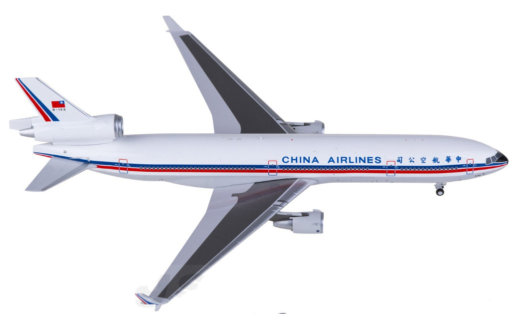 1:400 C Model China Airlines McDonnell Douglas MD-11 Airplane Diecast Model