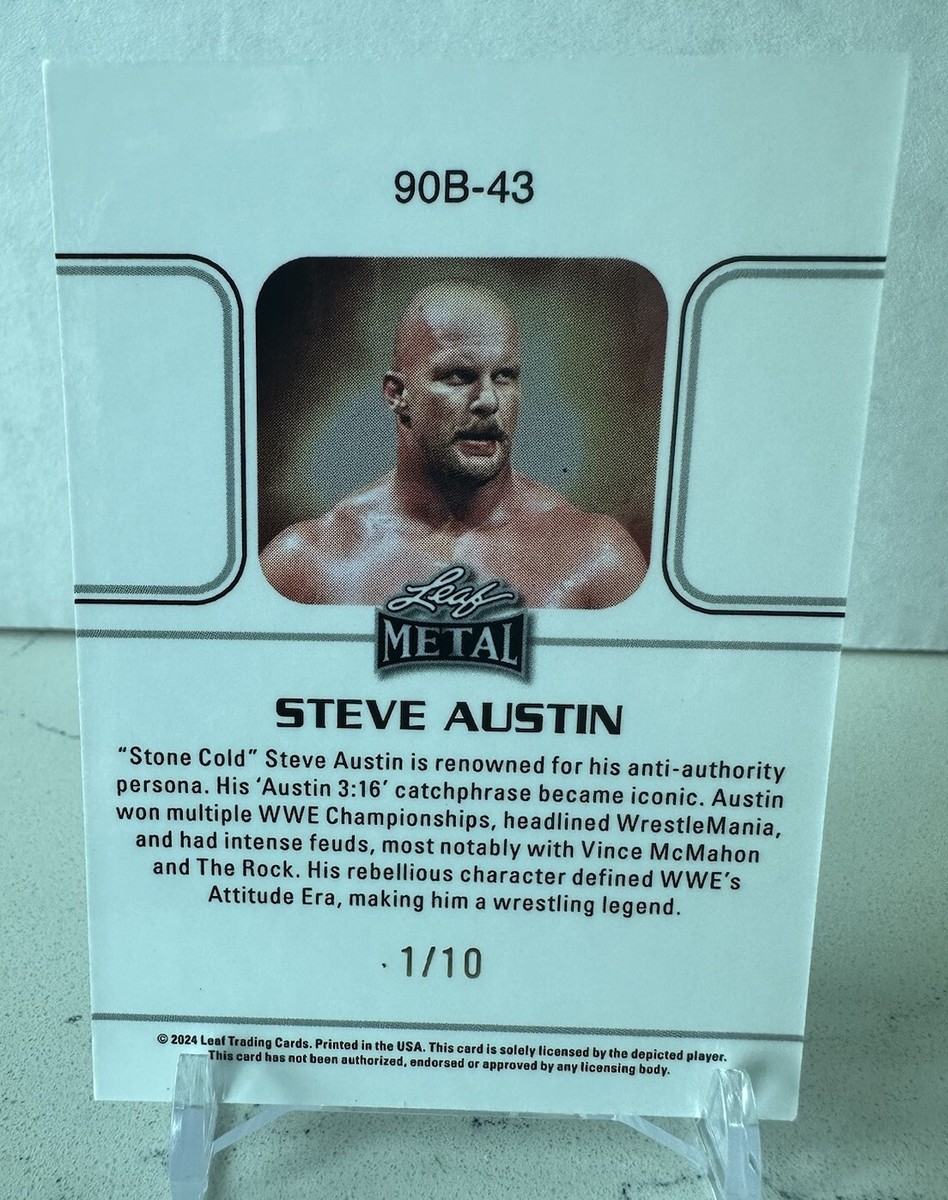 2024 Leaf Metal Legends Wrestling Stone Cold Steve Austin Base