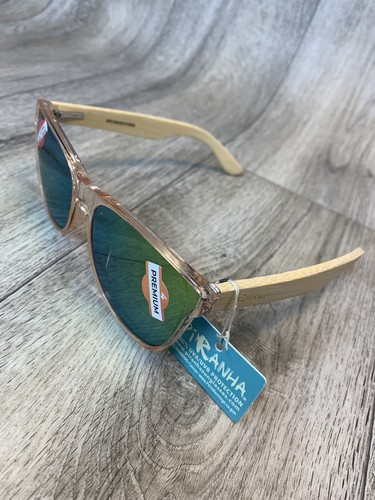 Occhiali da sole polarizzati legno occhio di gatto bambù per donna legno tempra occhiali retrò - Foto 3 di 6
