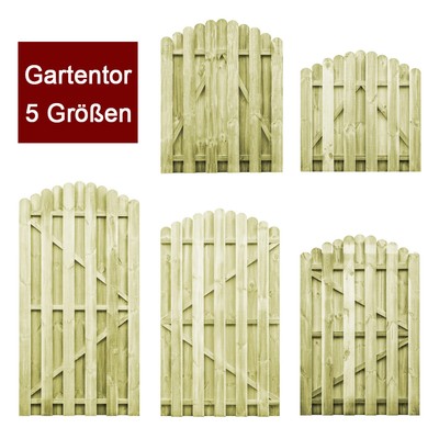 Gartentor Gartentur Holz Latten Zaunlatten Zauntor Gartenzaun Zauntur Gewolbt Ebay
