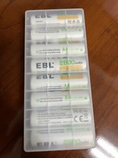EBL 8 Pack 2800mAh AA 2A NI-MH Rechargeable Batteries Battery High Capacity