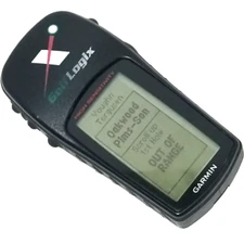 Garmin GolfLogix Golf GPS Range Finder Black Handheld AA Batteries Tested Works