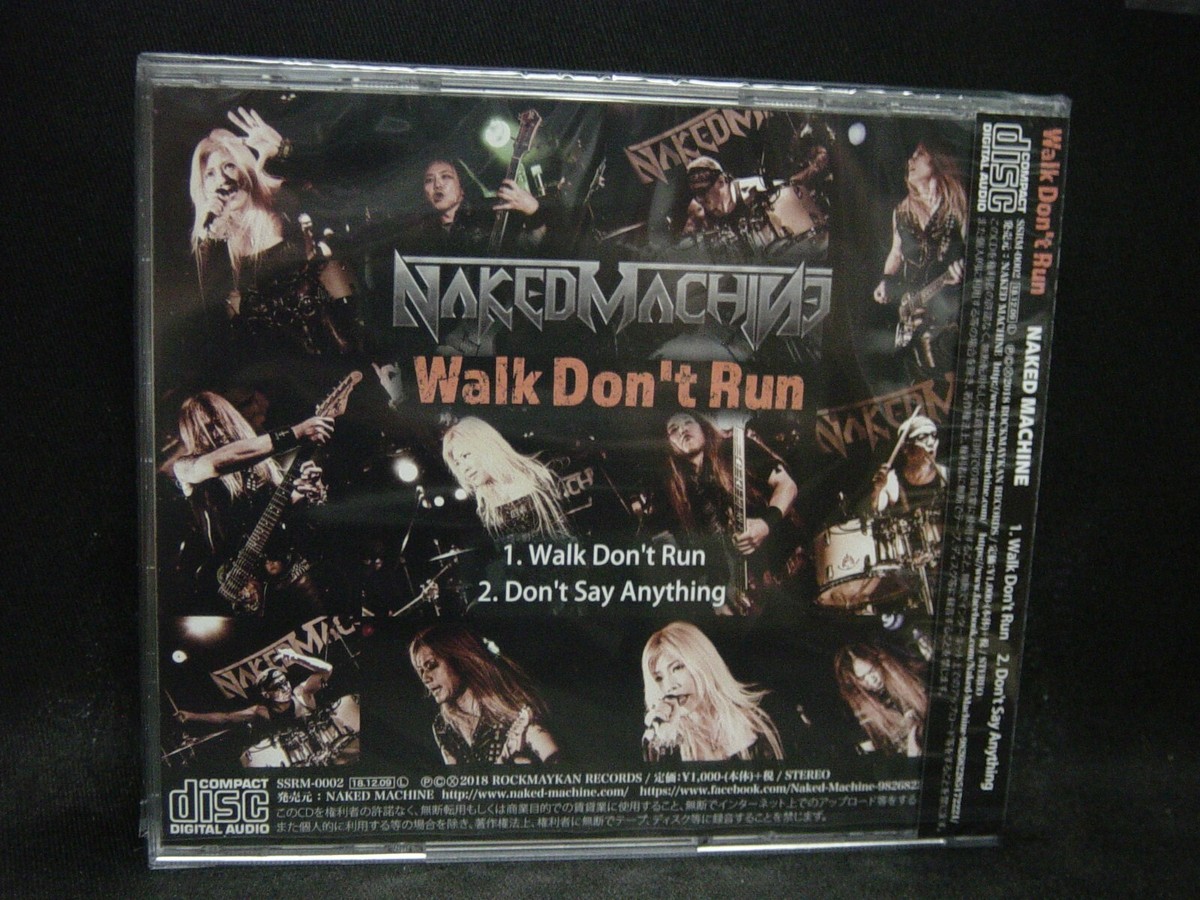 NAKED MACHINE Walk Don't Run JAPAN CD Loudness Anthem Gentaro