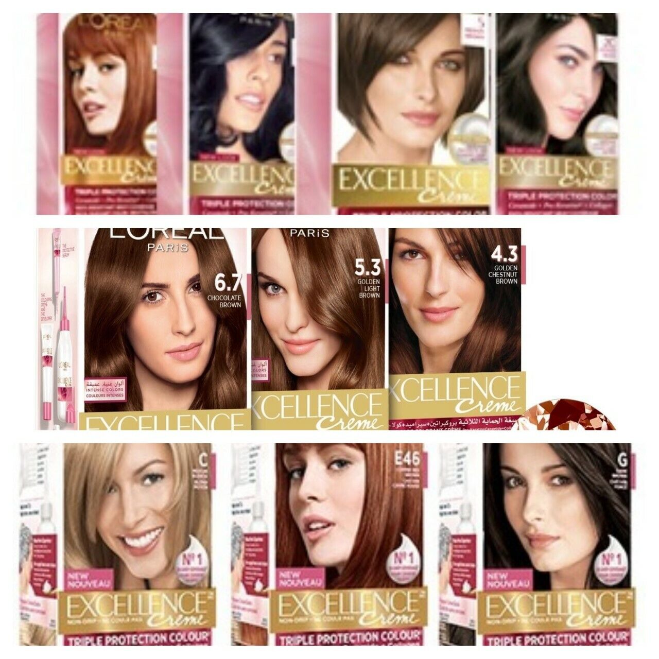 LOreal Paris - Excellence Crème Hair Color - 5 Light Brown – Makeup City  Pakistan