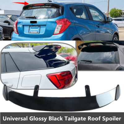 Spark Model Rear Wing Universal Black Fit For Chevrolet Spark 17-23 Rear Roof Spoiler ...