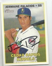 Minnesota Twins JERMAINE PALACIOS autographed 2016 Topps Heritage