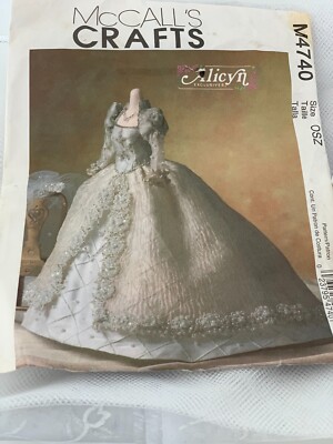 McCall's Uncut Doll Pattern Material and Thread Gift Aspiring Seamstress Barbie