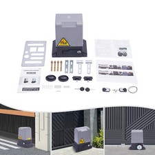 1200KG Sliding Electric Gate Door Opener Automatic Motor with 2 Remote Control