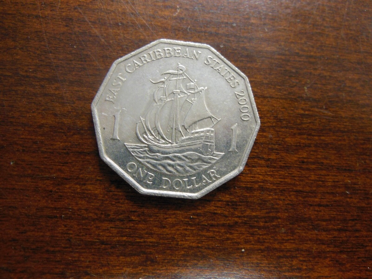 2000 East Caribbean States One Dollar Coin | eBay