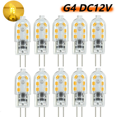 10X G4 LED 5W Warmweiß Lampe Birne Halogenlampe Stiftsockel Leuchtmittel 12V